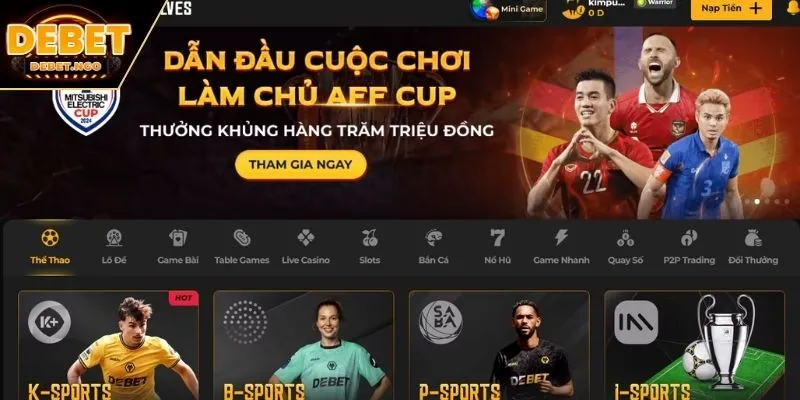 Truy cập vào nền tảng DEBET uy tín